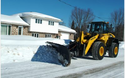 Les opérations pour l’entretien hivernal sont en cours