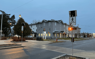 La traverse clignotante sur l’avenue de Saint-Georges ne sera pas déplacée