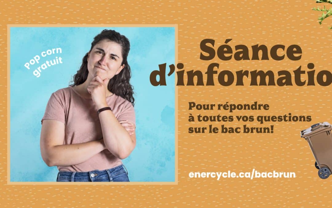 Assistez à une séance d’information au sujet des bacs bruns (22 novembre et 9 février)