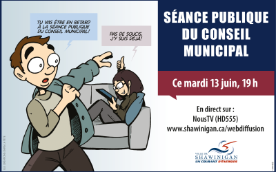 Séance publique du 13 juin : ordre du jour et diffusion en direct