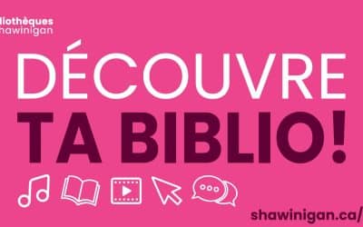 Semaine des bibliothèques publiques du 14 au 21 octobre: Découvre ta biblio!