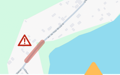 Fermeture du chemin des Daniel, entre le chemin de la Vigilance et la rue Lindbergh
