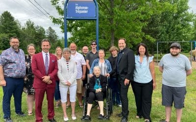 Inauguration du parc Alphonse-Trépanier
