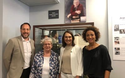 Inauguration de l’espace Jacques-Lacoursière à la bibliothèque Fabien-LaRochelle