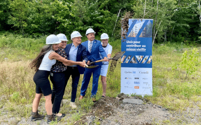 Première pelletée de terre pour la construction de 100 logements sociaux abordables dans le secteur Grand-Mère