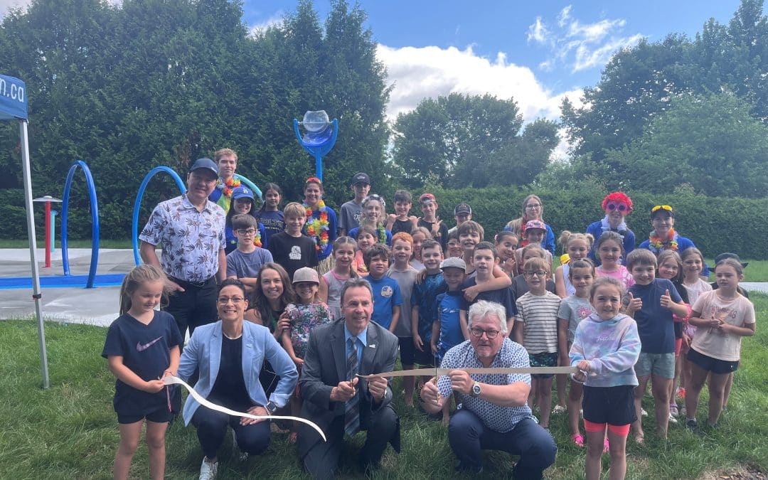 Nouvelle aire de jeux d’eau et améliorations au parc Pierre-Garceau