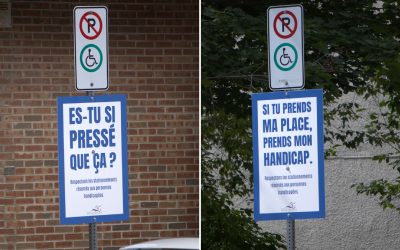 Shawinigan lance une campagne pour le respect des stationnements réservés aux personnes handicapées