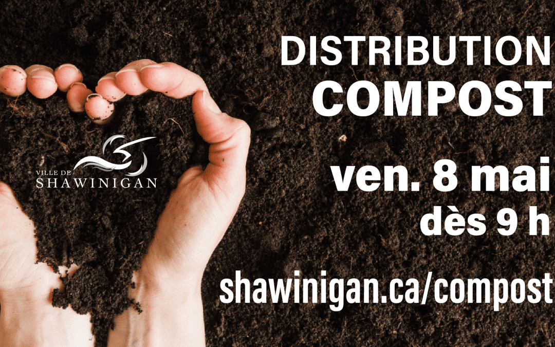Distribution de compost gratuit : vendredi 8 mai, dès 9h