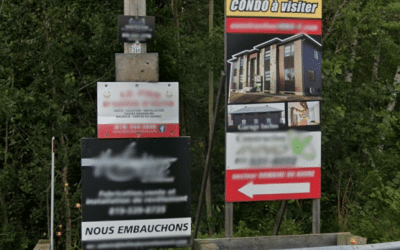 C’est interdit d’afficher dans les espaces publics à Shawi