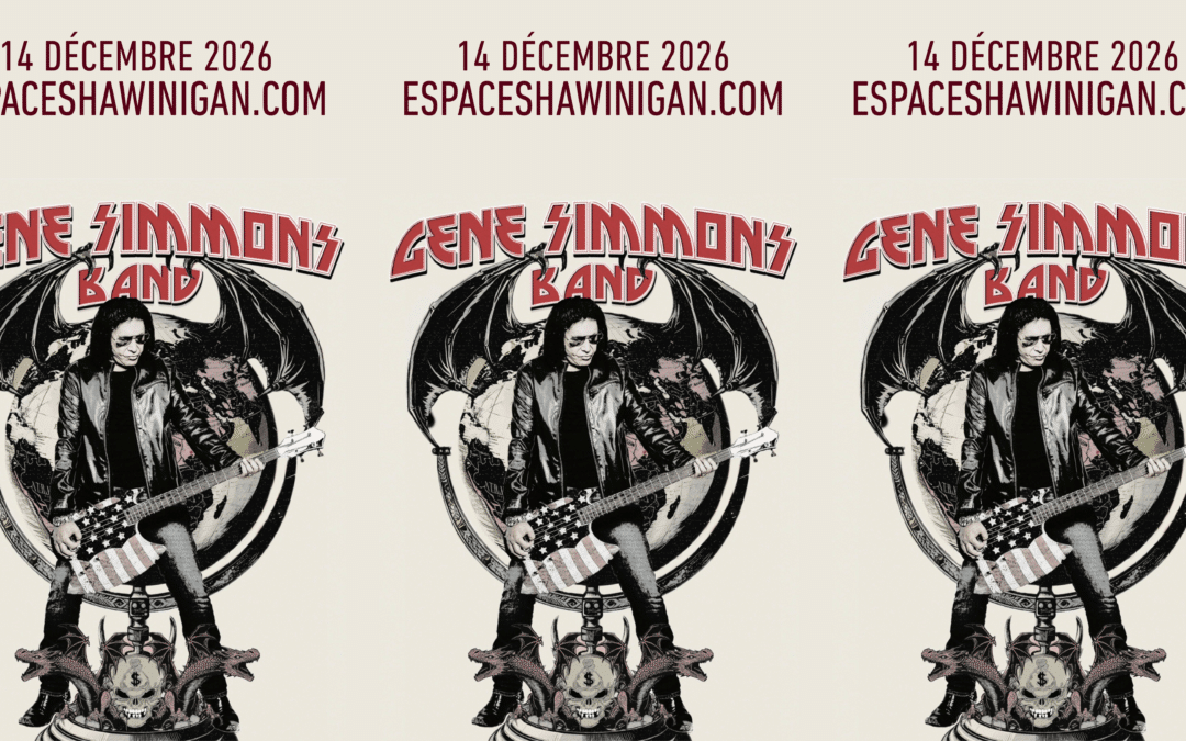Fonderie 1901 : Gene Simmons Band débarque à Shawinigan le 14 décembre 2026