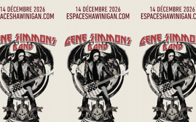 Fonderie 1901 : Gene Simmons Band débarque à Shawinigan le 14 décembre 2026