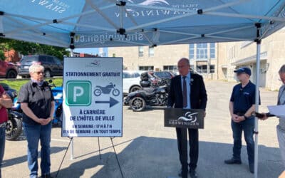 Stationnements gratuits au centre-ville pour les motos