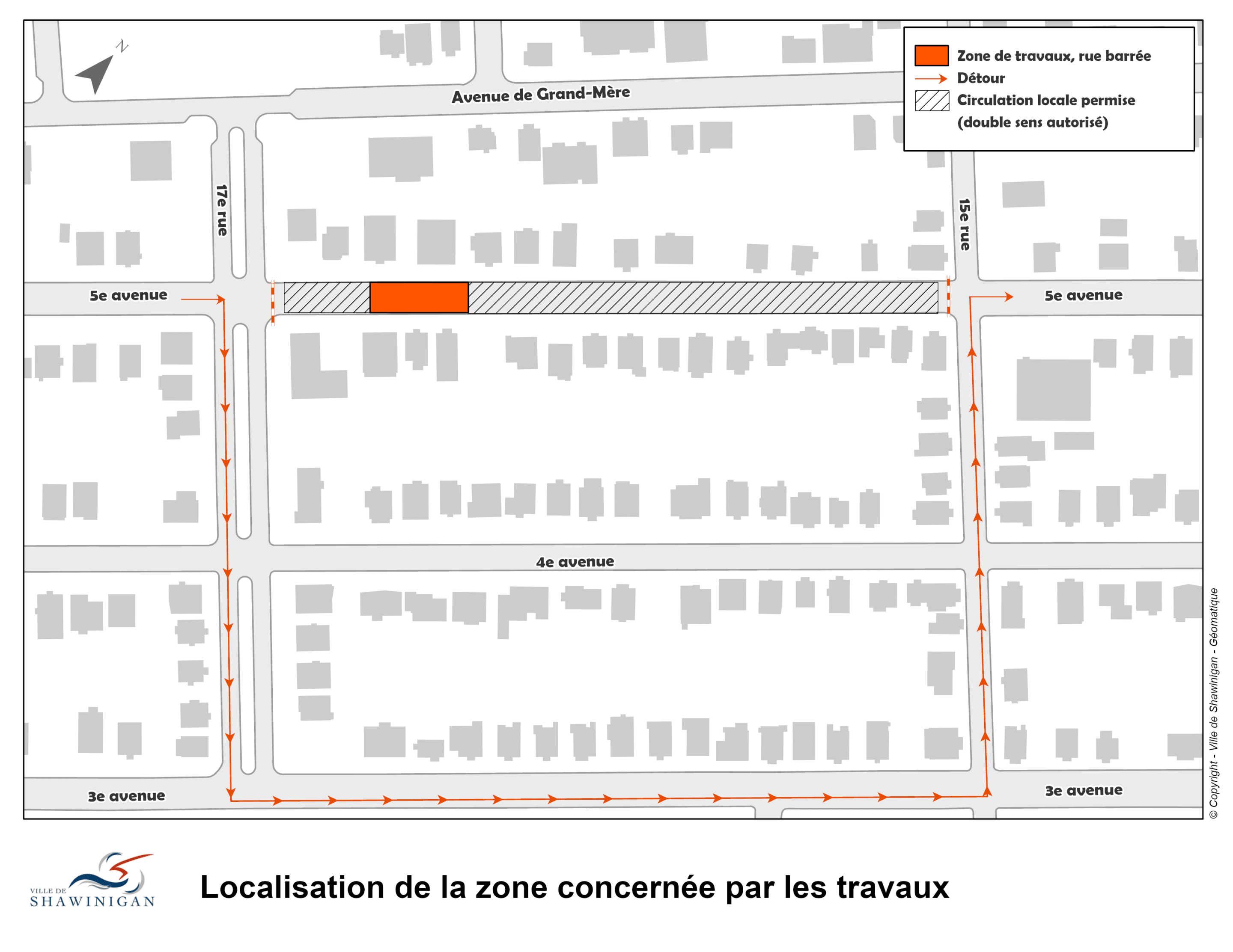 travaux sur la 5e avenue