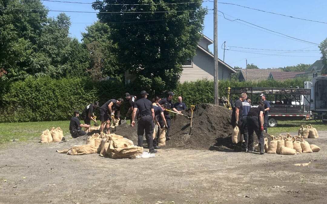 État de situation – 13h – Débit élevé et dangereux sur la rivière Saint-Maurice